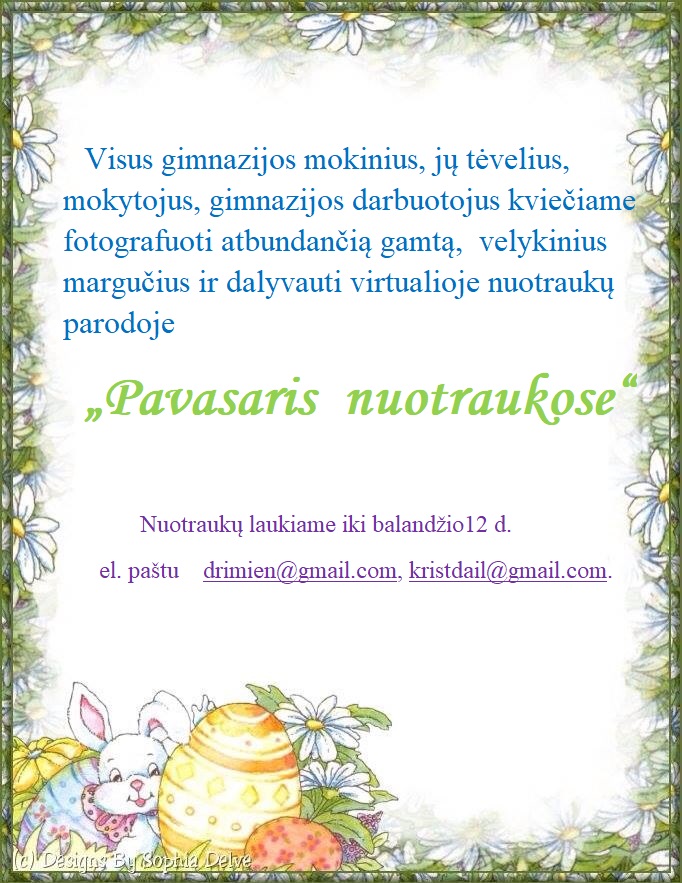 Pavasaris nuotraukose